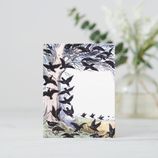 Krokoen Briefkaart (Staand voorkant)