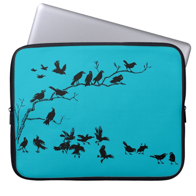 Krokoen Laptop Sleeve (Voorkant)