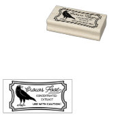 Krokoenkoot Rubberstempel (Gestempeld)