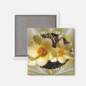 Krokus 20 ~ magneet (Voorkant / Achterkant)