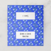 Krokus bloemen plaats kaart tent plaatskaartje (Buitenkant ongevouwen)