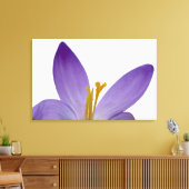 Krokus bloemendelen. canvas afdruk (Insitu (Woonkamer))