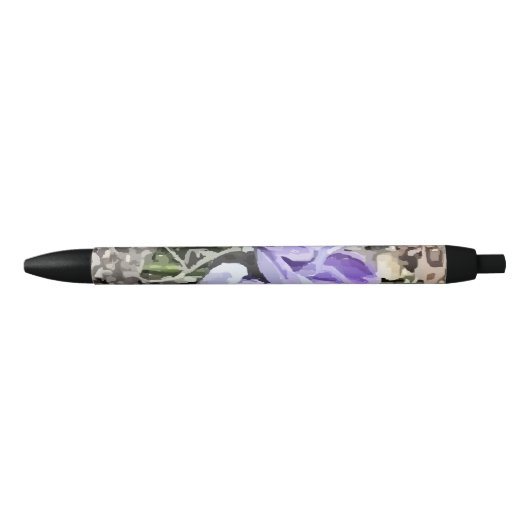 Krokus bloempen zwarte inkt pen (Voorkant)