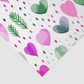 Krokus grote harten 2 tissuepapier (Detail)