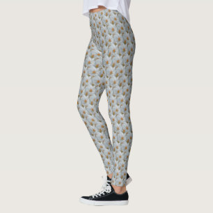 Krokus Leggings Witte paasbloemenbroek