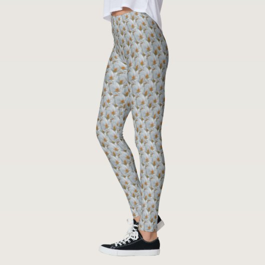 Krokus Leggings Witte paasbloemenbroek (Links)