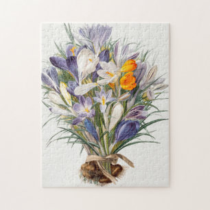 Krokus Lente Bloem Bloemen Kunst Legpuzzel