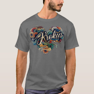 Krokus VIGNETTE  KLEUR T-shirt