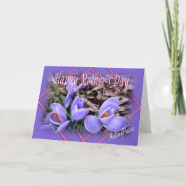 Krokus voor Mamma Kaart