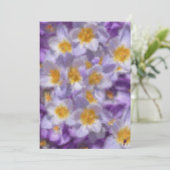 Krokus Waterverf Kaart (Staand voorkant)