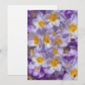 Krokus Waterverf Kaart (Voorkant / Achterkant)