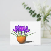 Krokusse Briefkaart (Staand voorkant)