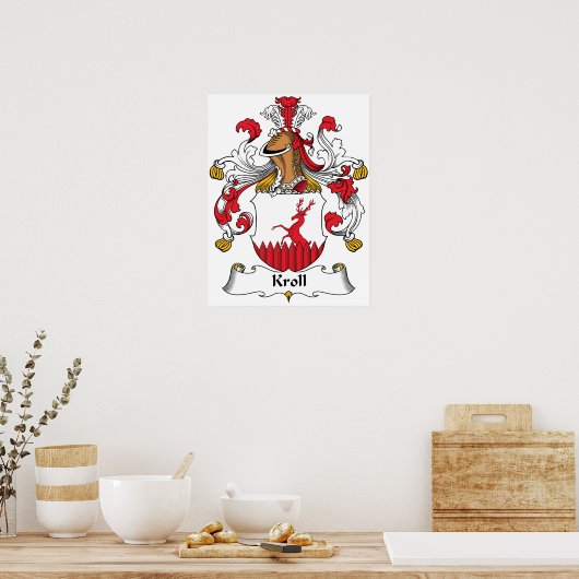 Kroll Family Crest Poster (Keuken)