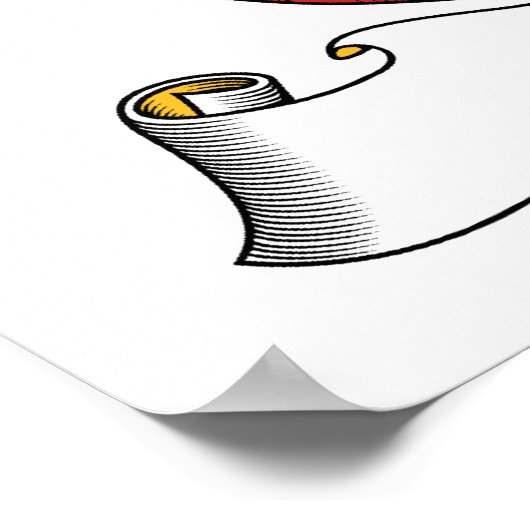 Kroll Family Crest Poster (Hoek)