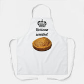 Krolowa serninka! - Cheesecake Queen! Schort (Voorkant)