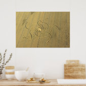 Kromcirkel in Diessenhofen, Zwitserland / Poster (Keuken)