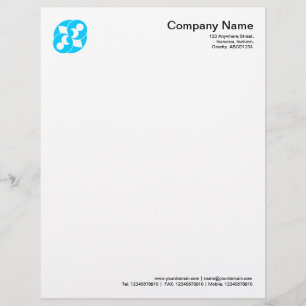 Kromcirkelsymbool 03 - Sky Blue Briefhoofd