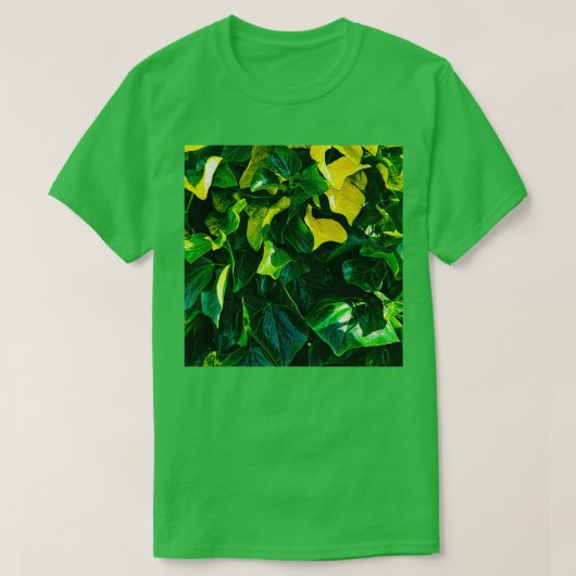 Kromende bladeren t-shirt (Design voorkant)