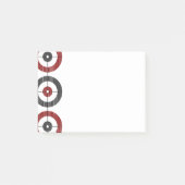 Kromende huizen plakbiljetten post-it® notes (Voorkant)