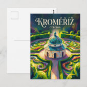 Kroměříž Tsjechië Briefkaart (Voorkant / Achterkant)