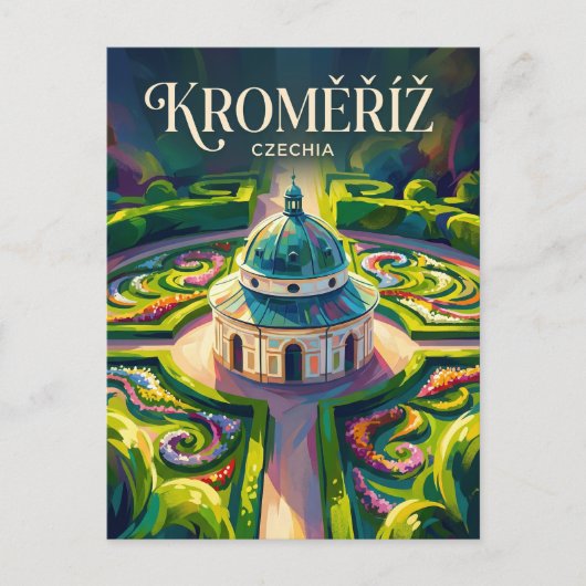 Kroměříž Tsjechië Briefkaart (Voorkant)