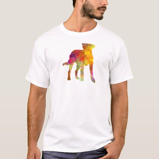 Kromfohrlander in watercolor t-shirt (Voorkant)