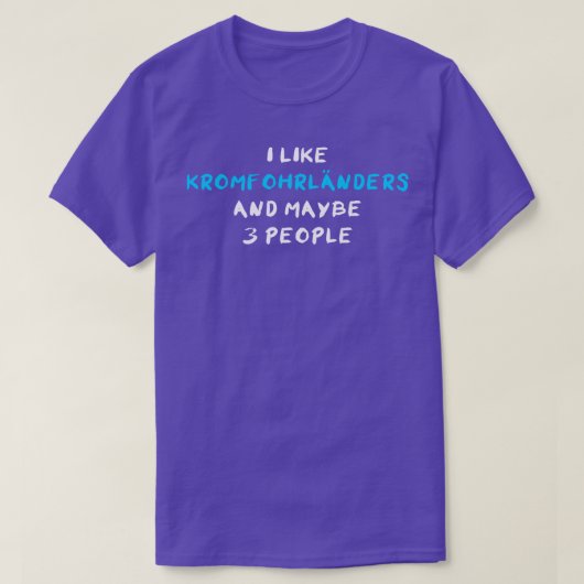 Kromfohrlnder Grappig T-shirt (Design voorkant)