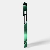 Kromme groene vormen Case-Mate iPhone case (Achterkant / Links)