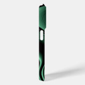 Kromme groene vormen Case-Mate iPhone case (Achterkant / Rechts)