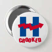 KROMME H - KROMME HILLARY RONDE BUTTON 4,0 CM (Voorkant /achterkant)