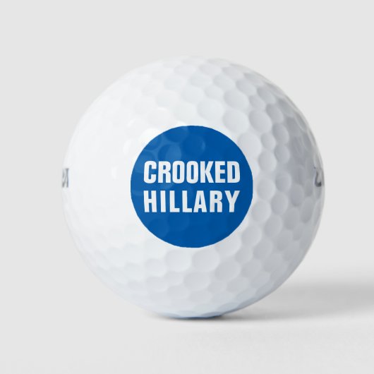 Kromme Hillary-verkiezingen 2016 Golfballen (Voorkant)