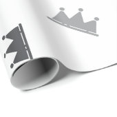 kromme kronen | Luxe bruiloften Cadeaupapier (Rol Hoek)