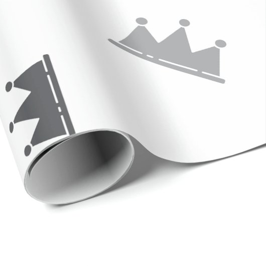 kromme kronen | Luxe bruiloften Cadeaupapier (Rol Hoek)