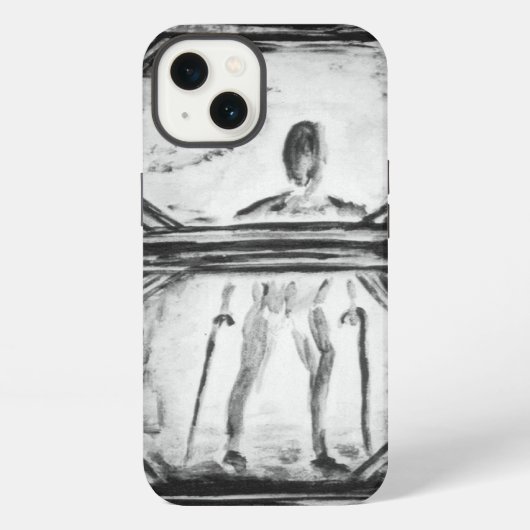 Kromme Man iPhone Hoesje (Achterkant)