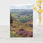 kromme rand kaart (Gele Bloem)