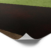 Kromme van een vierkant poster (Hoek)