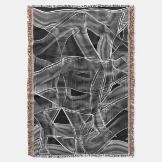 Krommen die op koolstof lijken, die de ingegraveer deken (Voorkant Verticaal)