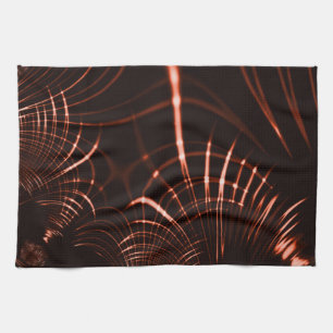 Krommen en doornen van koraal of koper theedoek