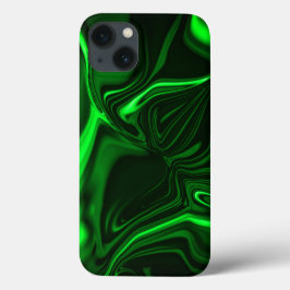 Krommen en vouwen groen gekleurd op donkere achter Case-Mate iPhone case