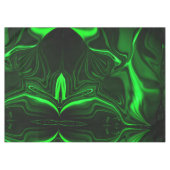 Krommen en vouwen groen gekleurd op donkere achter tafelkleed (Voorkant (Horizontaal))