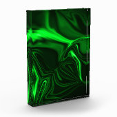 Krommen en vouwen, groen nikkel geplateerd in donk fotoblokken (Links)