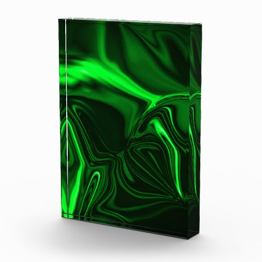 Krommen en vouwen, groen nikkel geplateerd in donk fotoblokken (Rechts)