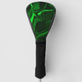 Krommen en vouwen, groen nikkel geplateerd in donk golfheadcover (Voorkant)