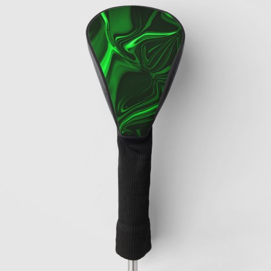 Krommen en vouwen, groen nikkel geplateerd in donk golfheadcover (Voorkant)