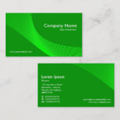 Krommen - Groen op grasgroen 009900 Visitekaartje (Voorkant / Achterkant)