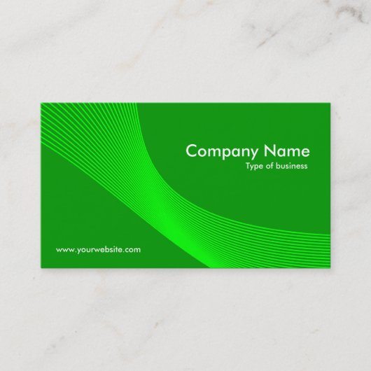 Krommen - Groen op grasgroen 009900 Visitekaartje (Voorkant)