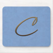 krommend monogram - C Muismat (Voorkant)