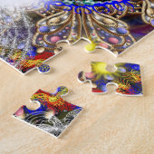 Krommige corridor legpuzzel (Zijkant)