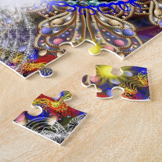 Krommige corridor legpuzzel (Zijkant)