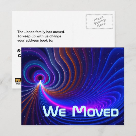 Kromming Aankondigingskaart (Voorkant / Achterkant)